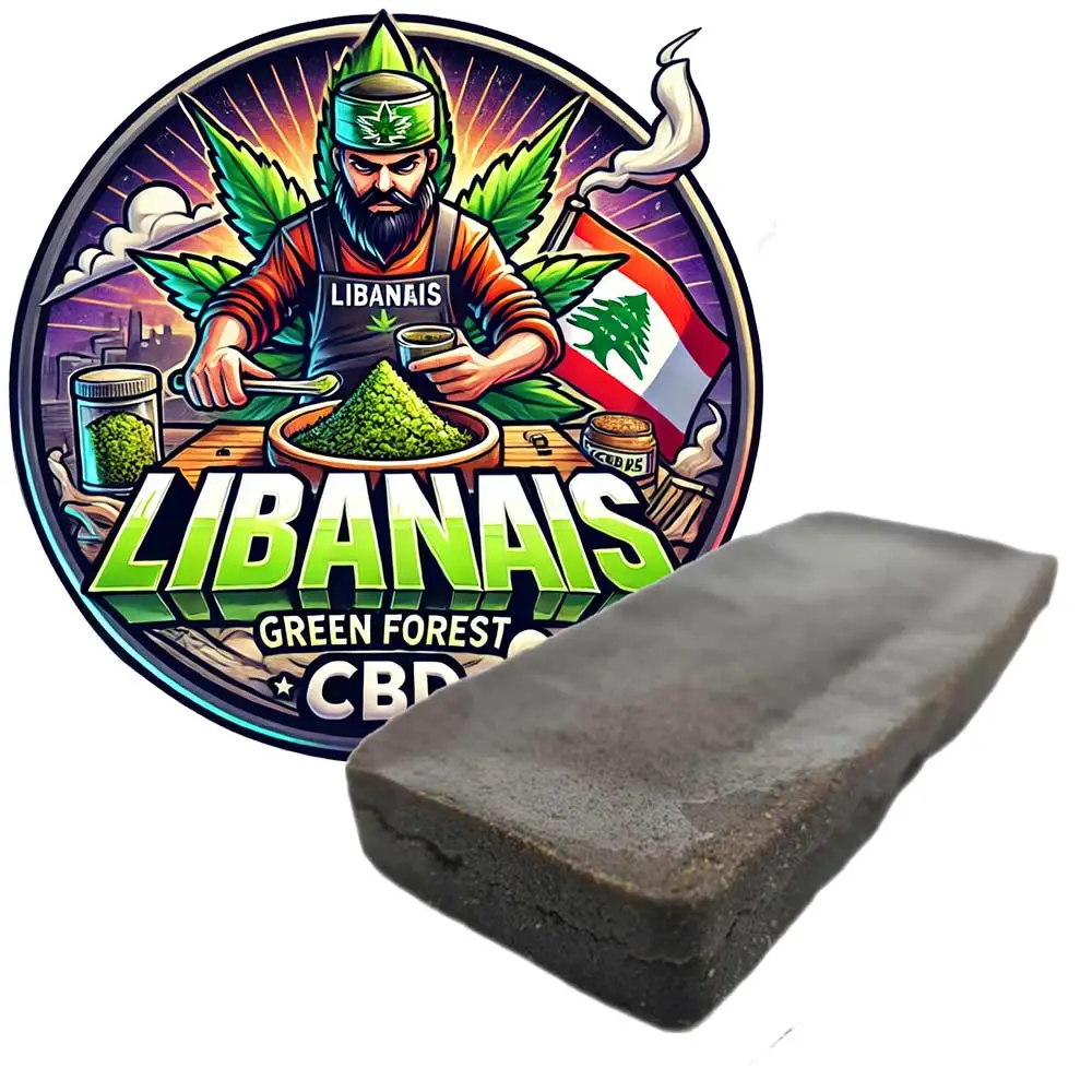 Libanais Vert, résine de CBD, par GreenforestCBD
